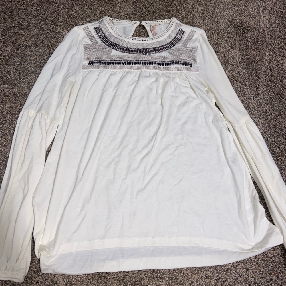 Jeweled Long Sleeved Shirt